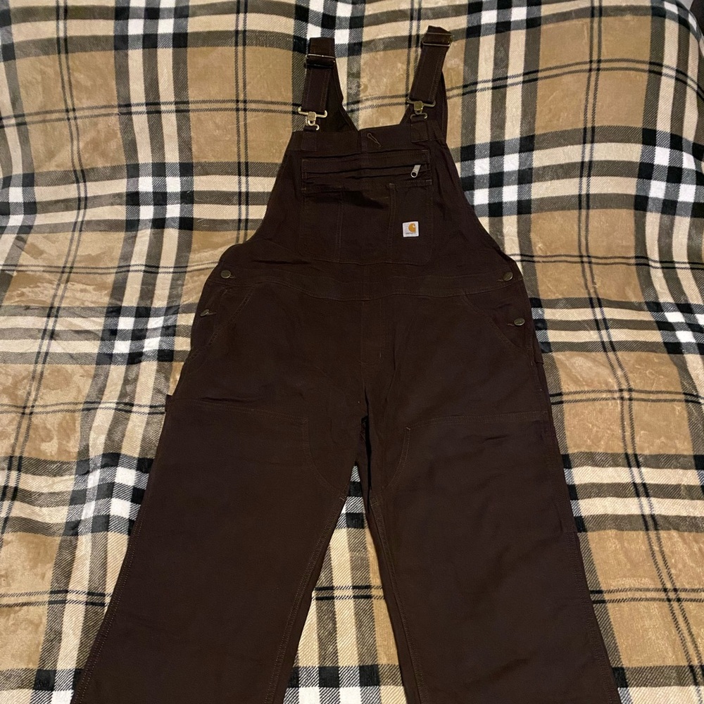 Carhartt Rugged Flex Canvas Bib Overall